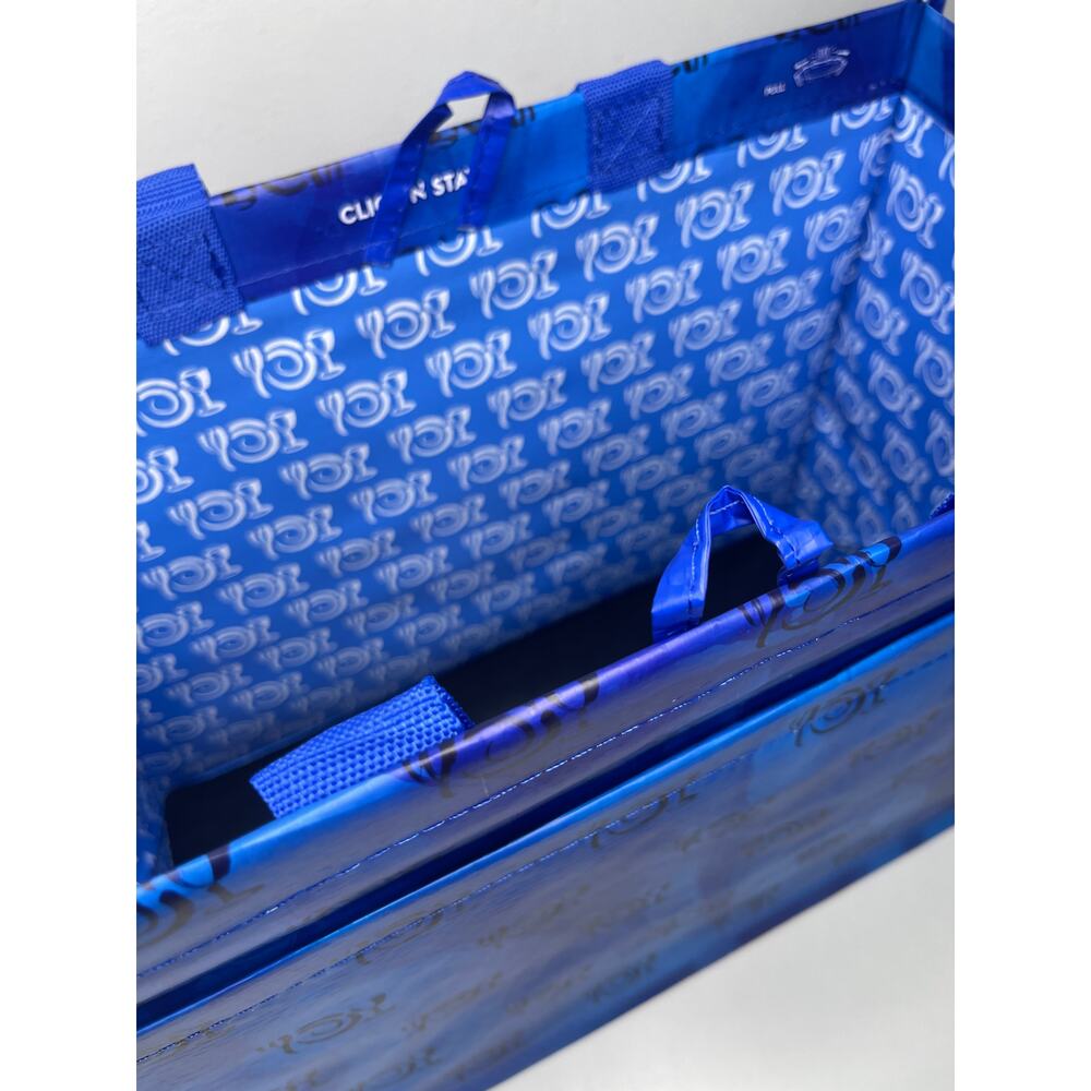 Wegmans Blue Click N' Stay Reusable Grocery Tote Bag w/ Removable Liner NEW NWT! - Picture 13 of 16